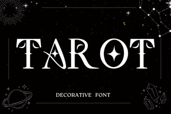 Creative Tarot Font Designs for Mystical Projects