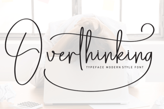 Overthinking Font: Creative Typography for Thoughtful Design