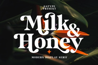 Milk and Honey Font for Creative Design Projects